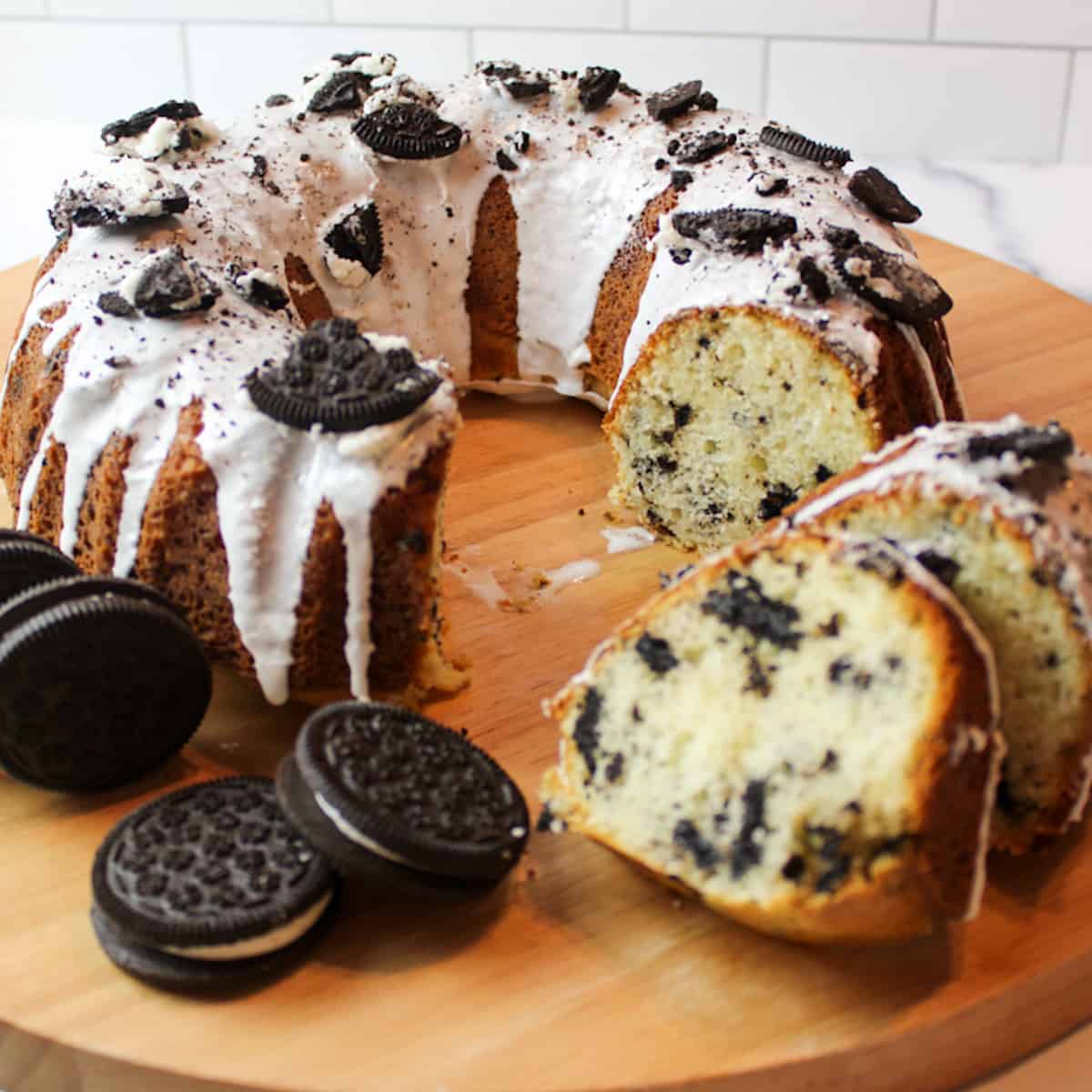 Oreo Bundt Cake