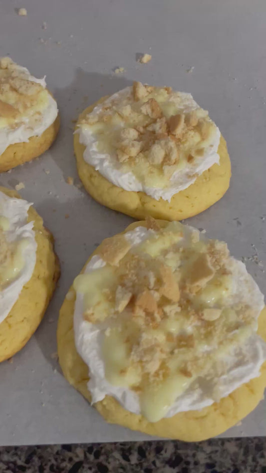 Banana Pudding Cake Cookie